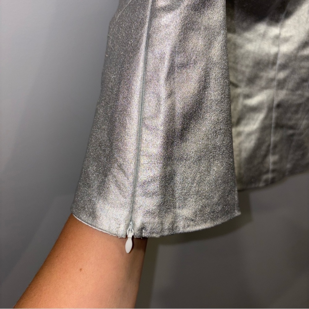 Silver Strapless Top - Picture 4 of 4